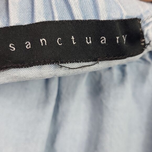 Sanctuary Light Blue Off-Shoulder Blouse.‎ Size S - Picture 3 of 6